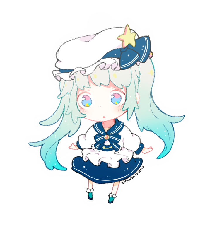 iceQuariumアクリルキーホルダー